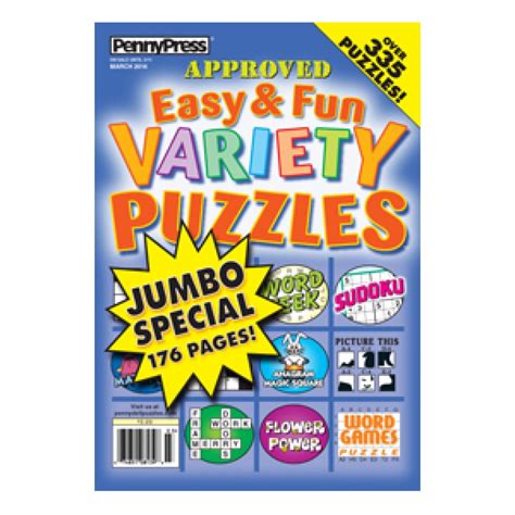 Subscribe Or Renew Easy And Fun Variety Puzzles Magazine Subscription