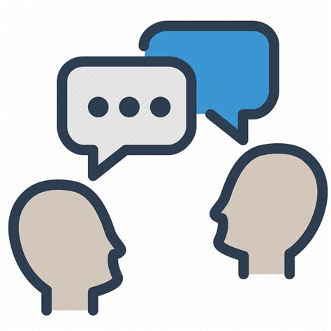 Communication Dialogue Discuss Meeting Icon Download On Iconfinder