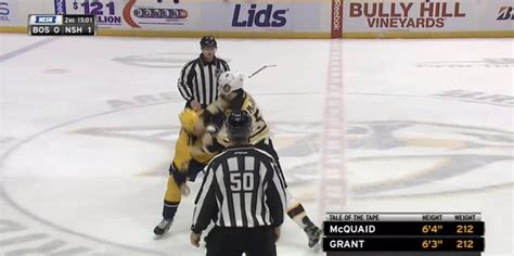 Adam Mcquaid Punches Derek Grant Many Many Times Credit To Ucrazy