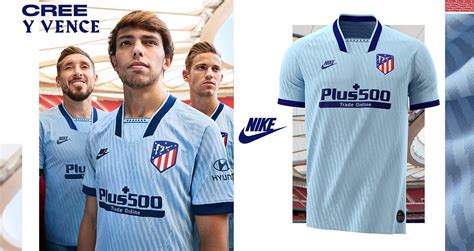 Desaparece el azul, al menos de la parte superior de la equipación, dejando un uniforme a rayas de lo más clásico. Terceira camisa do Atlético de Madrid 2019-2020 Nike » MDF