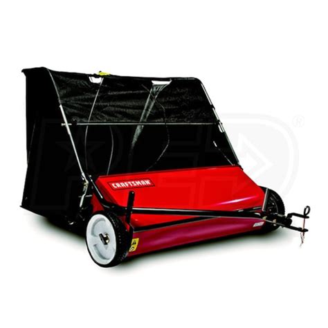 Craftsman 24222 42 Inch 22 Cubic Foot High Speed Tow Behind Lawn Sweeper