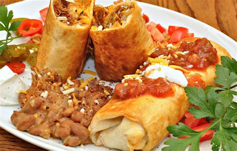 How To Make A Grilled Chicken Chimichanga Fried Mexican Burrito Delishably