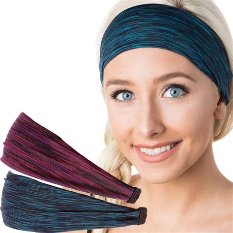 New Hipsy Womens Sports Adjustable And Stretchy Xflex Band Headband 2