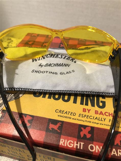 Winchester Shooting Glasses By Bachman 908 Vintage Nos Adult Size