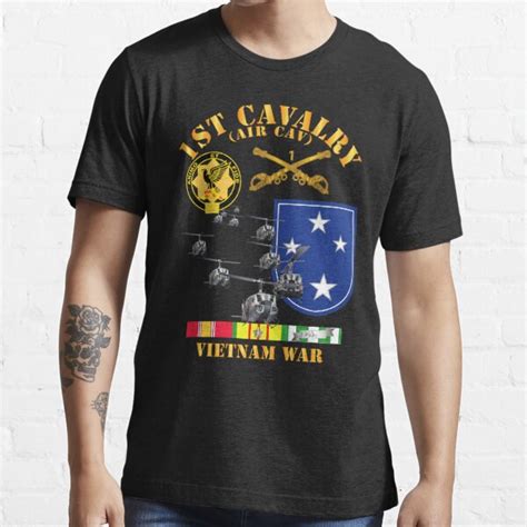 Army 1st Cavalry Air Cav 23rd Infantry Division W Svc T Shirt
