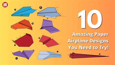 10 Amazing Paper Airplane Designs You Need To Try Liftndrift