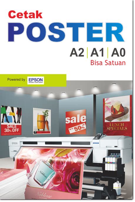 Print Poster Ukuran A2 Ilustrasi