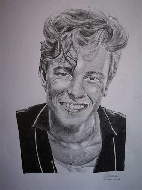 Shawn Mendes Pencil Portrait Shawn Mendes Male Sketch Fan Art