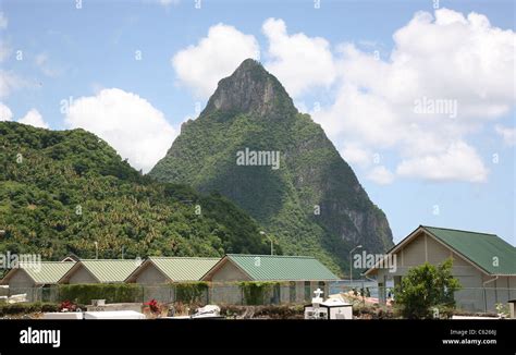 St Lucia Caribbean Stock Photo Alamy