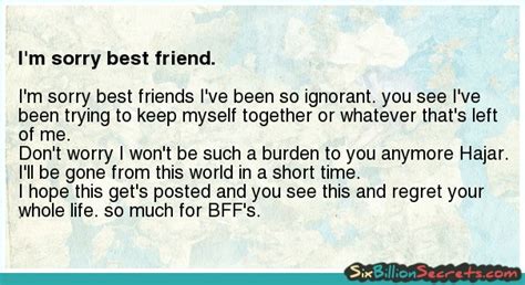 I love you anyway, please forgive me. Best Friend Apology Quotes. QuotesGram