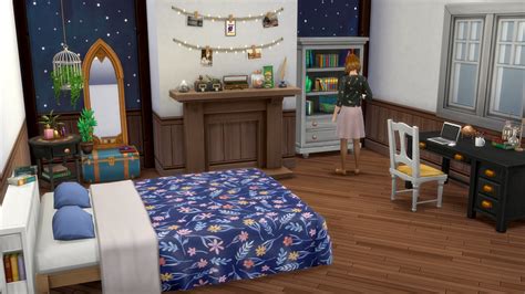 Sims 4 Bedroom Cc Maxis Match Bangmuin Image Josh