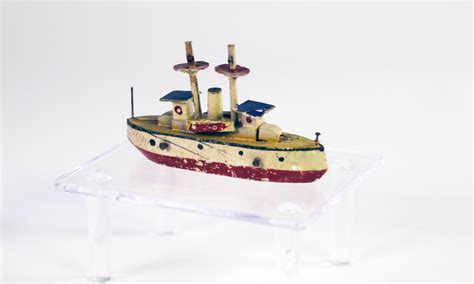 Wooden Battleship Usa Antique Toys For Sale
