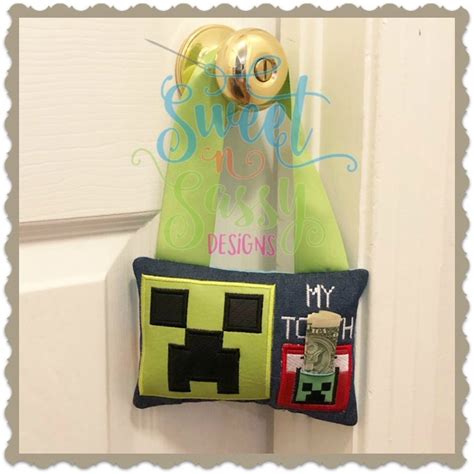 Ith Green Mob Tooth Fairy Pillow Sweet N Sassy Designs
