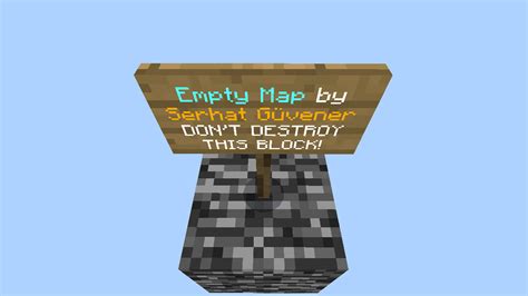 Empty Map Minecraft Map