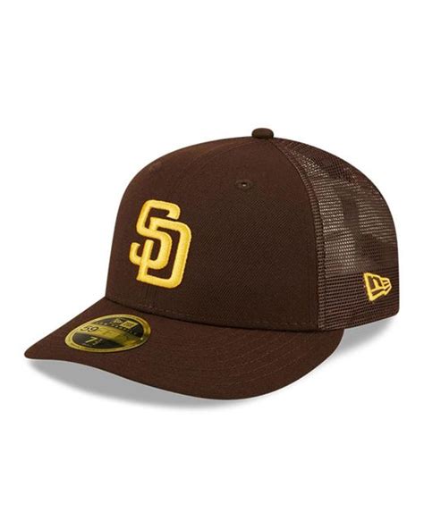 Ktz Synthetic Brown San Diego Padres Authentic Collection Mesh Back Low