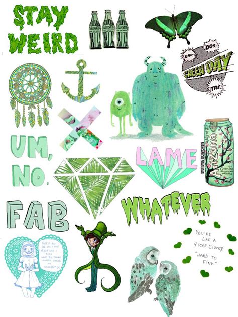 Compra aesthetic vaporwave pegatinas diseñada por bakaneko33 también como otro vaporwave mercancía en teepublic. Green collage :) | Tumblr stickers, Aesthetic stickers ...