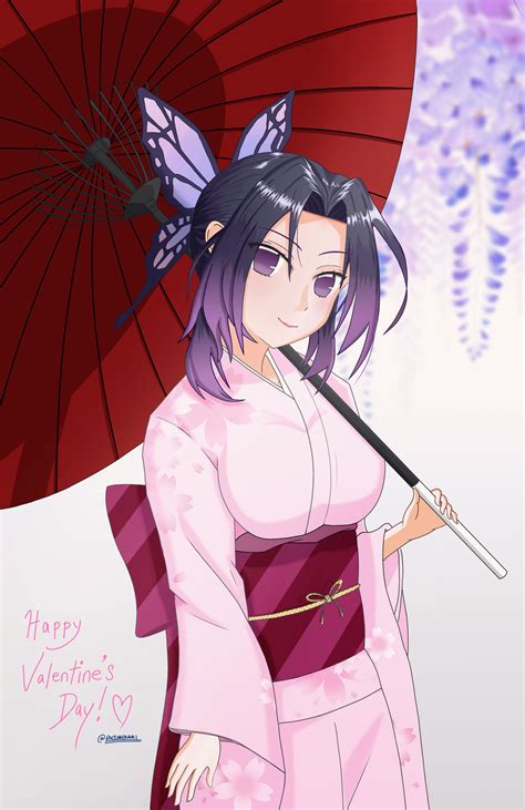 Kochou Shinobu ~Kimono Version~ | Fan art, Anime, Illustration