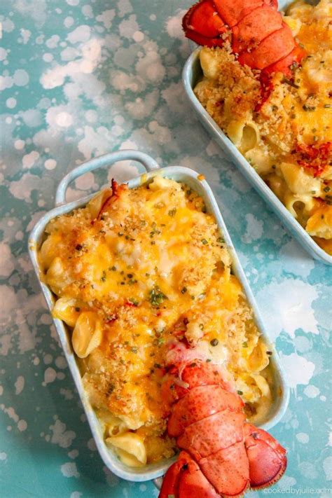 Perfect chilly night, comfort food!! Lobster Mac and Cheese Recipe (Video) - Cooked by Julie ...