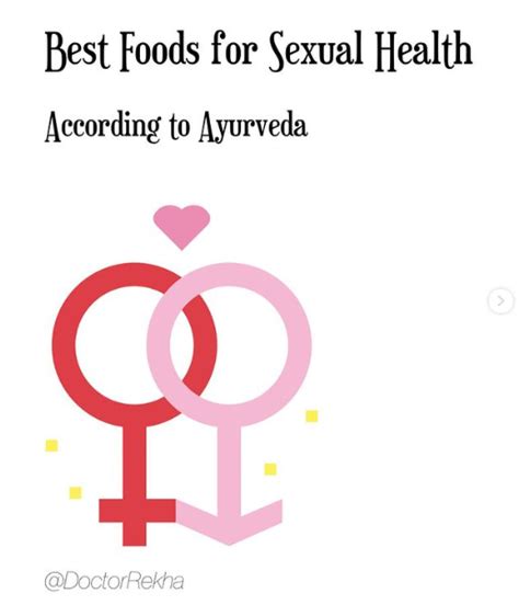 5 Best Foods For Sexual Health Doctor Rekha