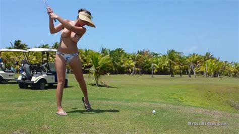 Topless Golfing With Nyssa Nevers Pornhub Com