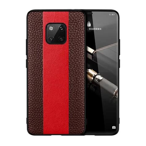 For Huawei Mate 20 Pro Porsche Case Genuine Leather Business Phone Case
