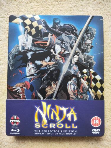 ninja scroll blu ray and dvd steelbook 2012 the collector s edition and booklet 5022366808248