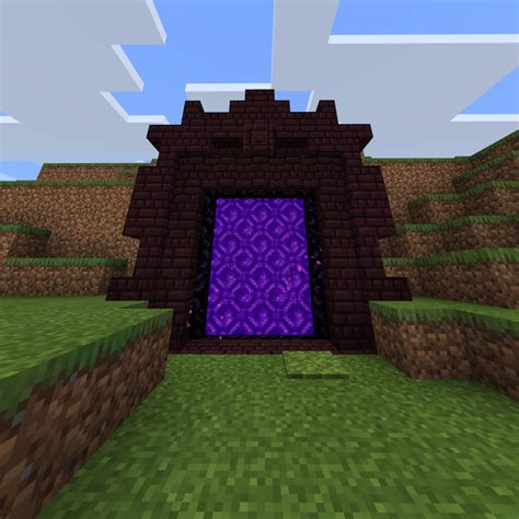 A Nice And Easy Nether Portal Design I Came Up With Rminecraft