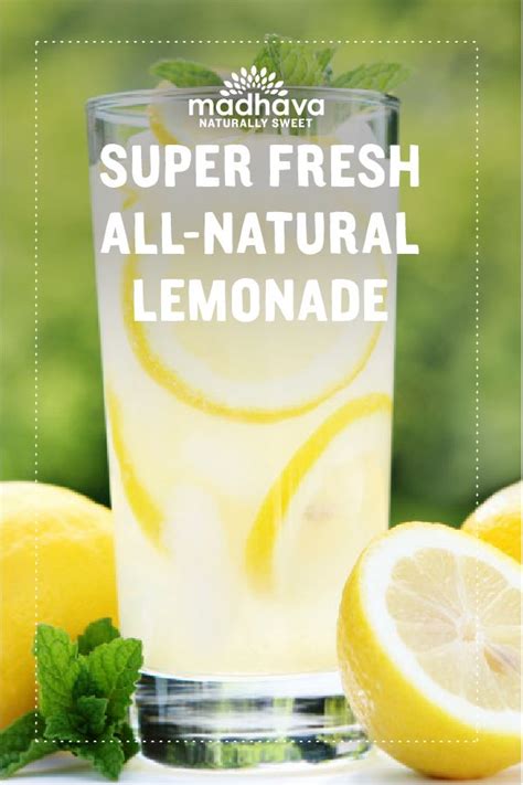 Super Fresh All Natural Lemonade Just Three Ingredients To Make This