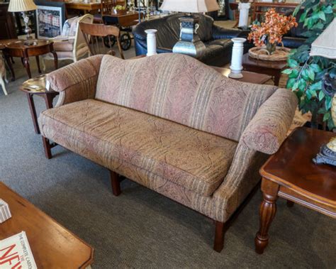 Ethan Allen Camelback Sofa New England Home Furniture Consignment