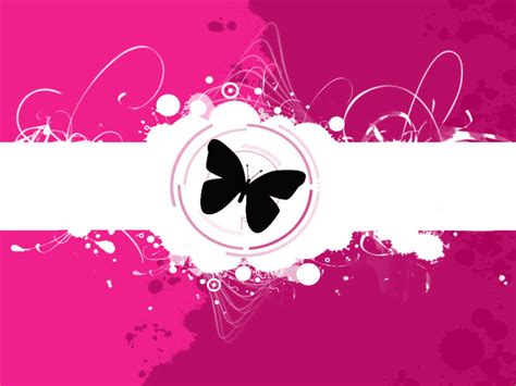 47 Pink And Black Butterfly Wallpaper Wallpapersafari
