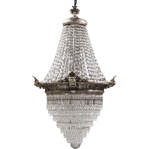 Opera House Tiered Silverplated Chandelier, 1920 from ...