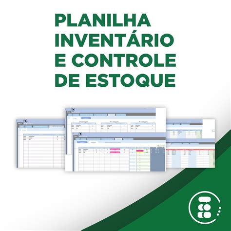 Planilha Inventário E Controle De Estoque Excel