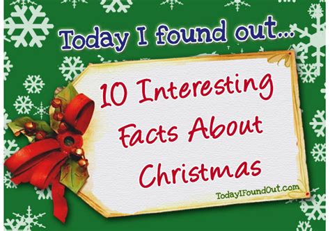 10 Interesting Christmas Facts