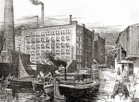 Cotton Mills Miles Platting Manchester England In The 19th Century