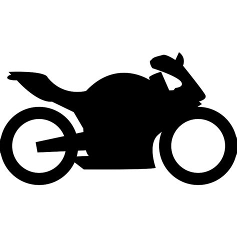Motorcycle Of Big Size Black Silhouette Vector Svg Icon Svg Repo