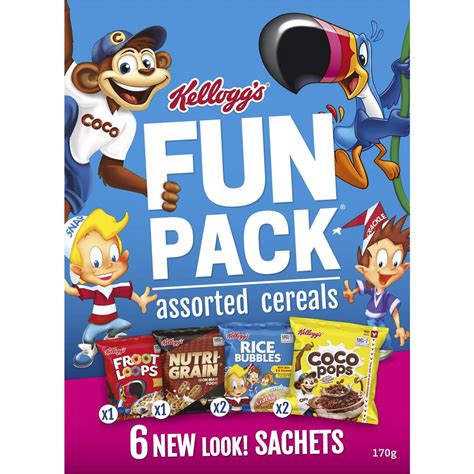 Kelloggs Fun Breakfast Cereals Assorted Dinkum