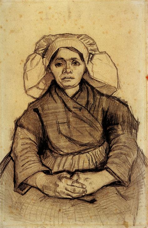 Seated Woman Vincent Van Gogh Wikiart Org Van Gogh Art Van Gogh Drawings Artist Van Gogh