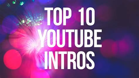 Best Youtube Intros Video Template Editable Youtube