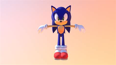 Sonic Adventure Dx Directors Cut Sonic 3d Model By Ifraz01 4b2f976