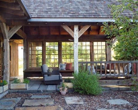 We believe in helping you find the product that is right for you. Best Rustic Wood Porch Posts Design Ideas & Remodel ...
