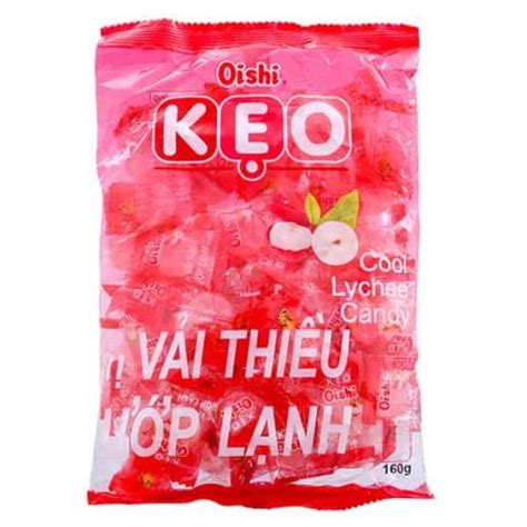 Oishi Cool Lychee Flavors Candy 160g Vietnam Wholesale