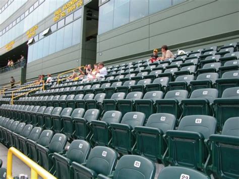 Lambeau Field Outdoor Club Seating Views General View Event Usa