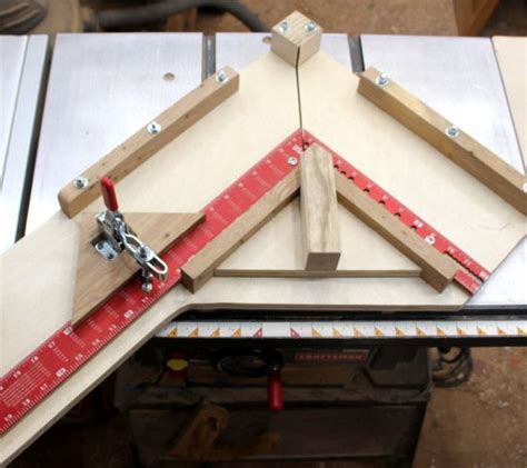 45 Degree Miter Sled For The Table Saw Home Built Workshop