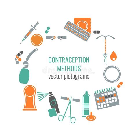 contraceptive methods icons stock illustrations 32 contraceptive methods icons stock