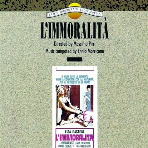 L Immoralit Original Motion Picture Soundtrack