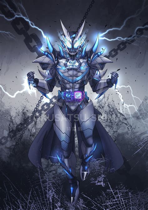 Artstation Kamen Rider Revice Dark Thunder Storm Form