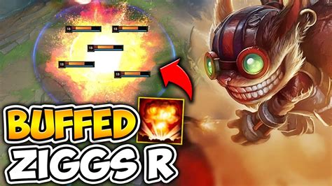 Omg Buffed Ziggs Ult Can Instantly Wipe The Entire Enemy Team