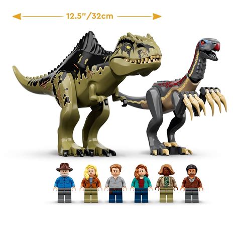 Lego Jurassic World Giganotosaurus Therizinosaurus Angriff