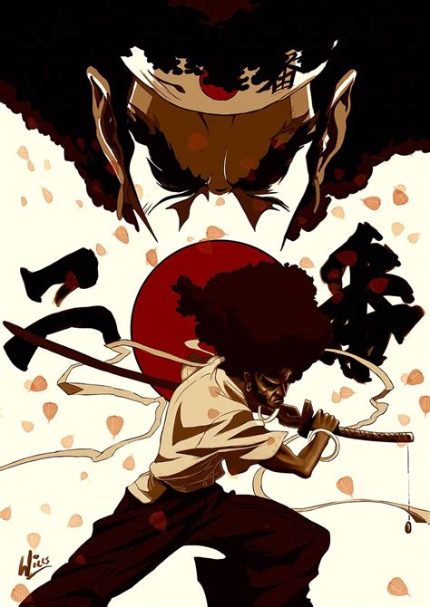 Afro Samurai Samurai Anime Samurai Art