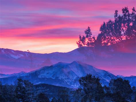 1024x768 Glenwood Springs Colorado Beautiful Sunset 4k 1024x768
